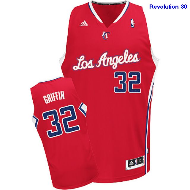 Los Angeles Clippers Blake Griffin Revolution 30 Swingman Road Adidas Jersey